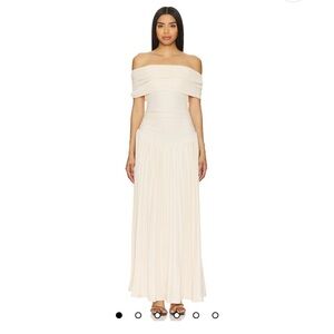 LIONESS Field Of Dreams Dress in Oatmeal size XL